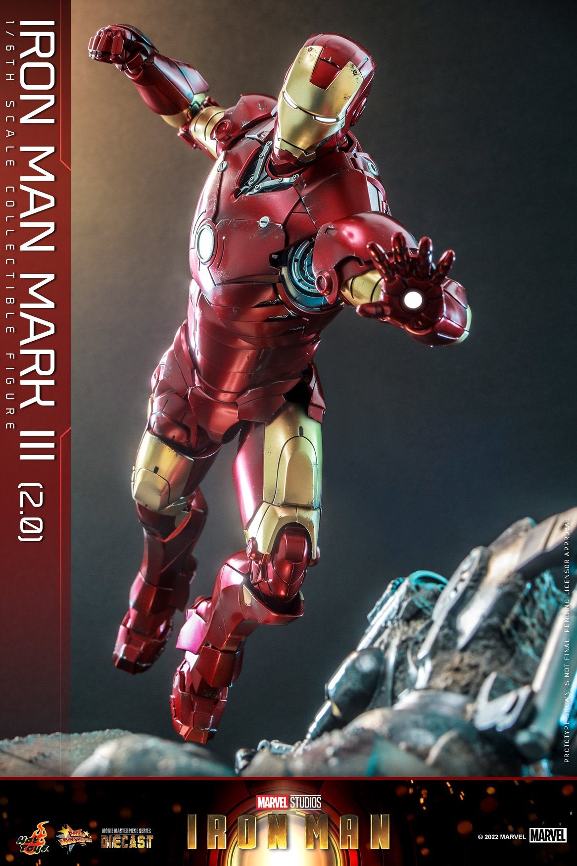 (PO) Movie Masterpiece Series Diecast MMS664D48 - Iron Man - Iron Man Mark III (2.0)