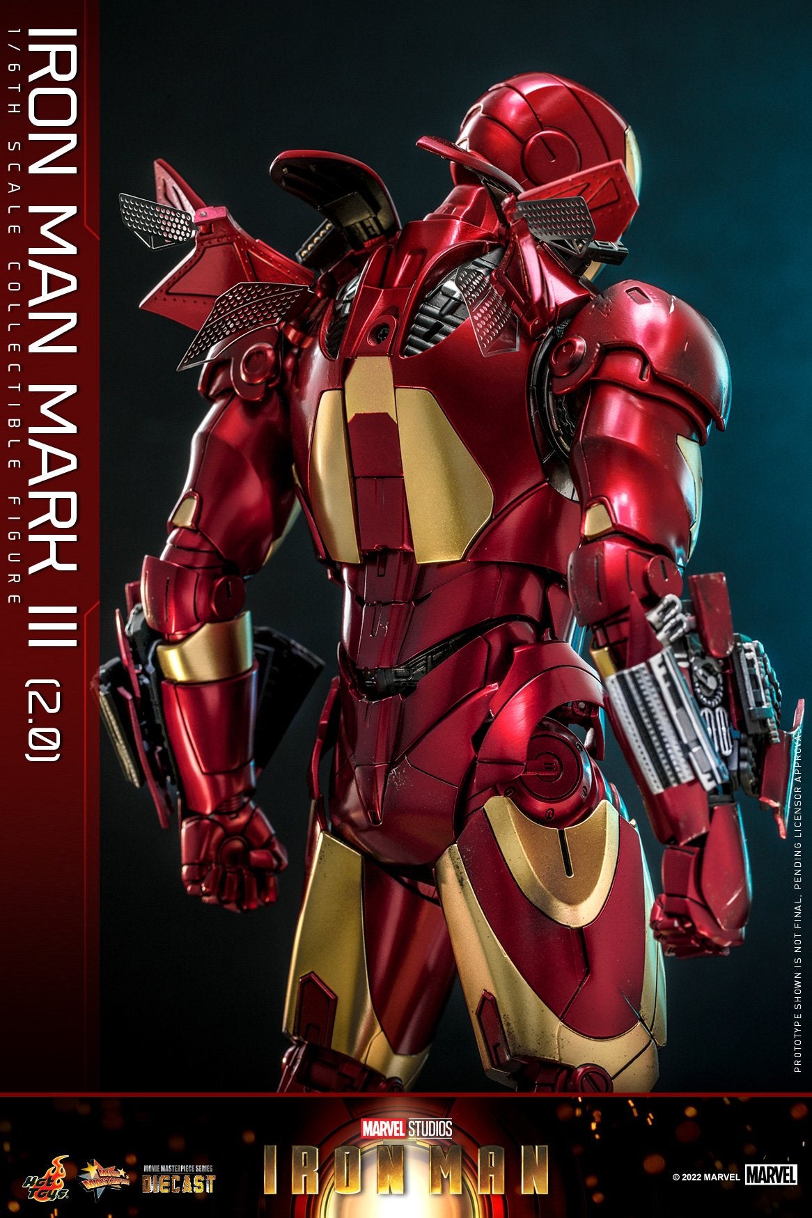 (PO) Movie Masterpiece Series Diecast MMS664D48 - Iron Man - Iron Man Mark III (2.0)
