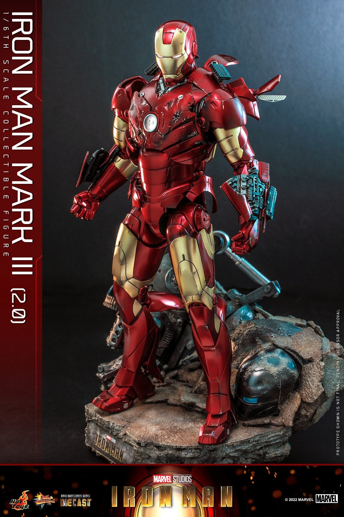 (PO) Movie Masterpiece Series Diecast MMS664D48 - Iron Man - Iron Man Mark III (2.0)