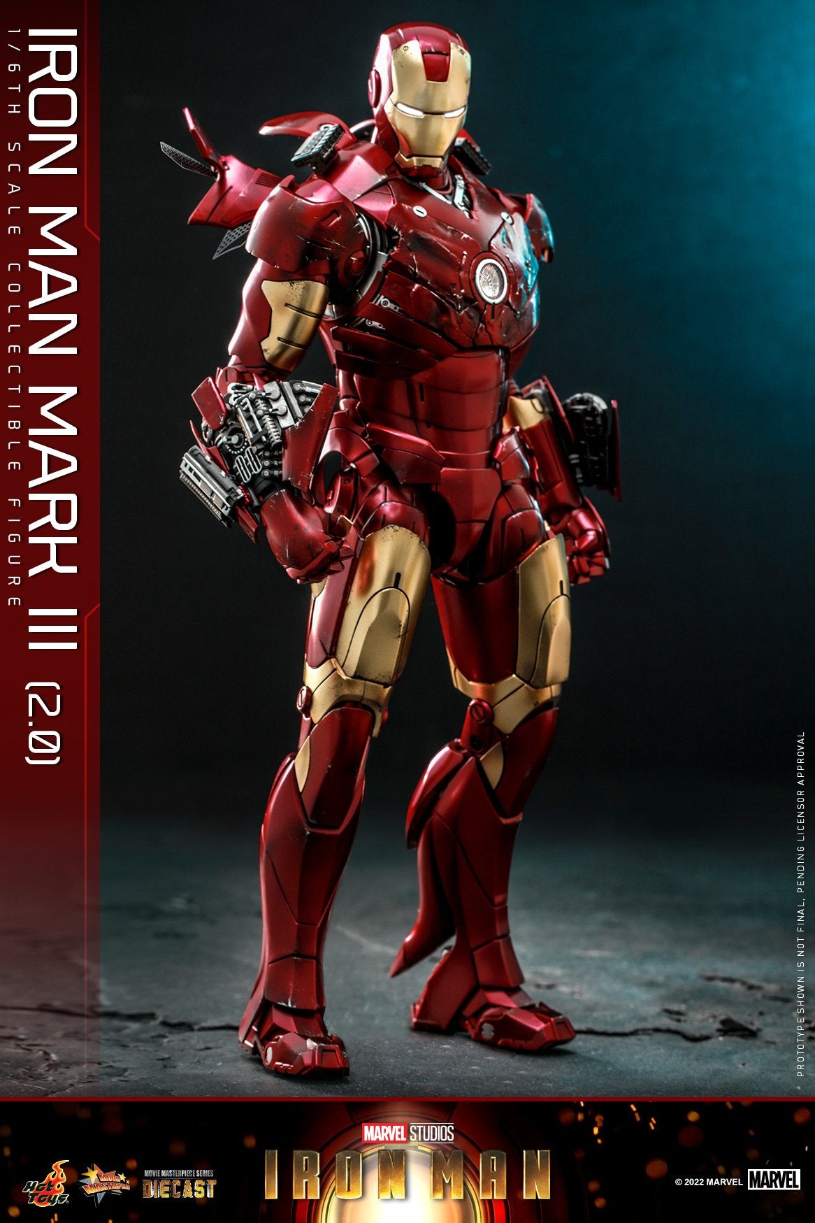 (PO) Movie Masterpiece Series Diecast MMS664D48 - Iron Man - Iron Man Mark III (2.0)
