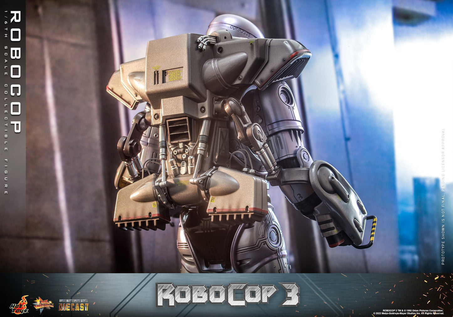 (PO) Movie Masterpiece Series Diecast MMS669D49 - Robocop 3 - Robocop