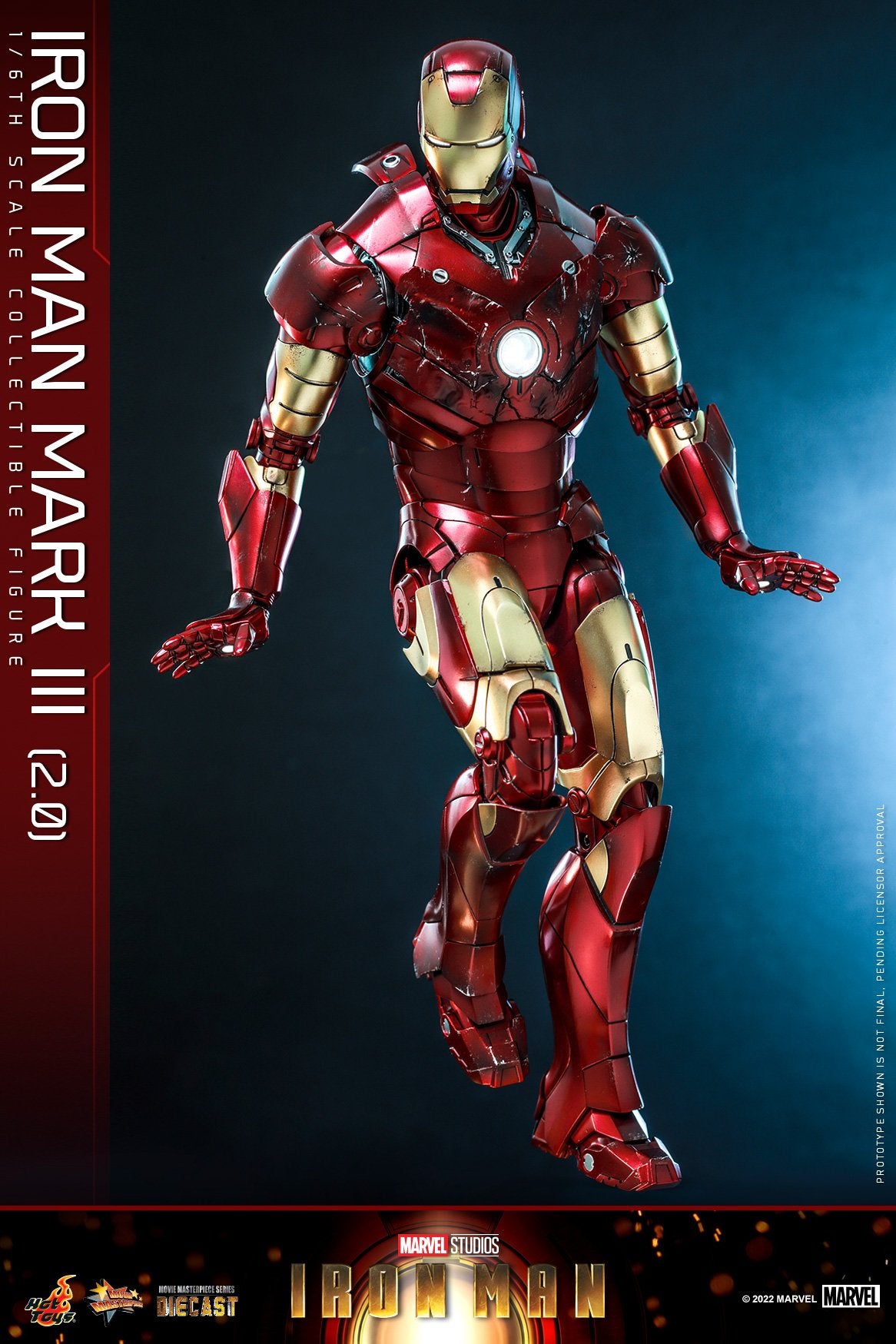 (PO) Movie Masterpiece Series Diecast MMS664D48 - Iron Man - Iron Man Mark III (2.0)