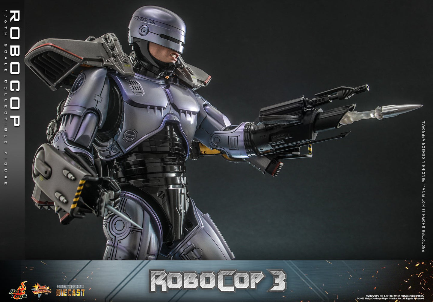 (PO) Movie Masterpiece Series Diecast MMS669D49 - Robocop 3 - Robocop