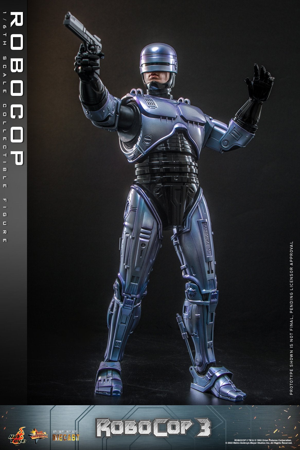 (PO) Movie Masterpiece Series Diecast MMS669D49 - Robocop 3 - Robocop