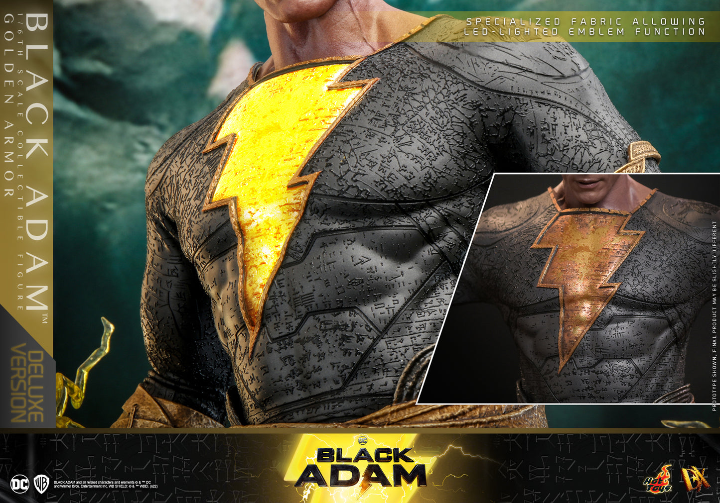(PO) Deluxe Series DX29 - Black Adam - Black Adam (Golden Armor) (Deluxe Version)