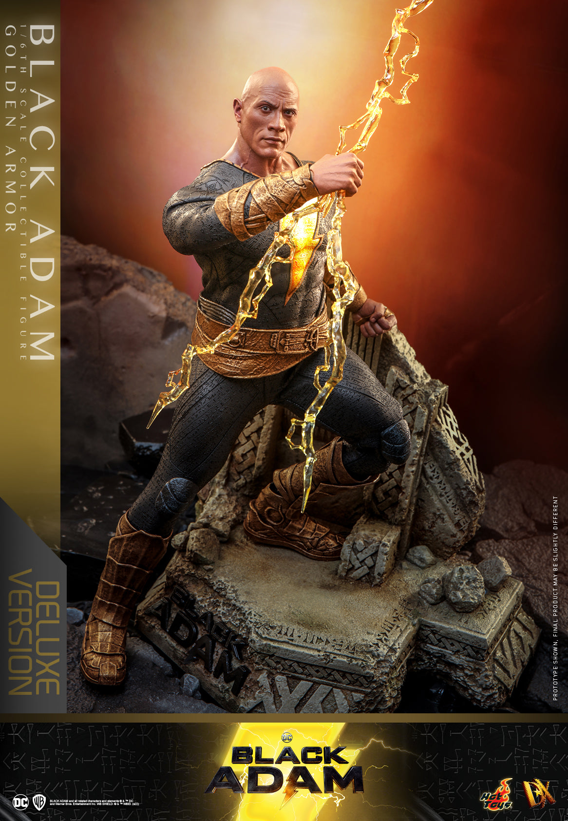 (PO) Deluxe Series DX29 - Black Adam - Black Adam (Golden Armor) (Deluxe Version)
