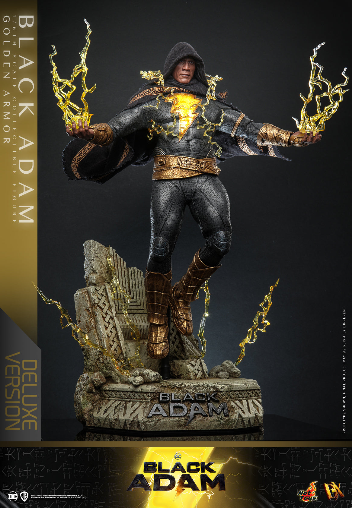 (PO) Deluxe Series DX29 - Black Adam - Black Adam (Golden Armor) (Deluxe Version)