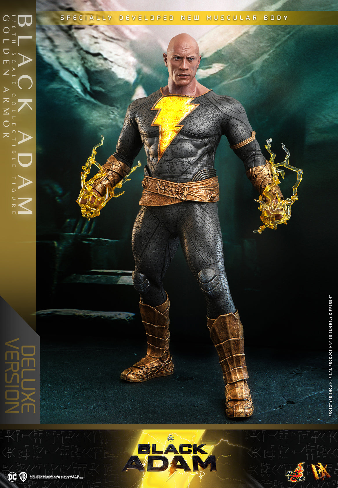 (PO) Deluxe Series DX29 - Black Adam - Black Adam (Golden Armor) (Deluxe Version)