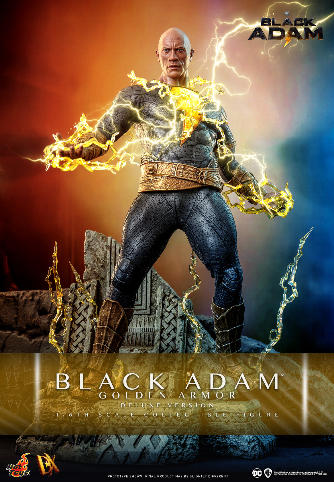 (PO) Deluxe Series DX29 - Black Adam - Black Adam (Golden Armor) (Deluxe Version)