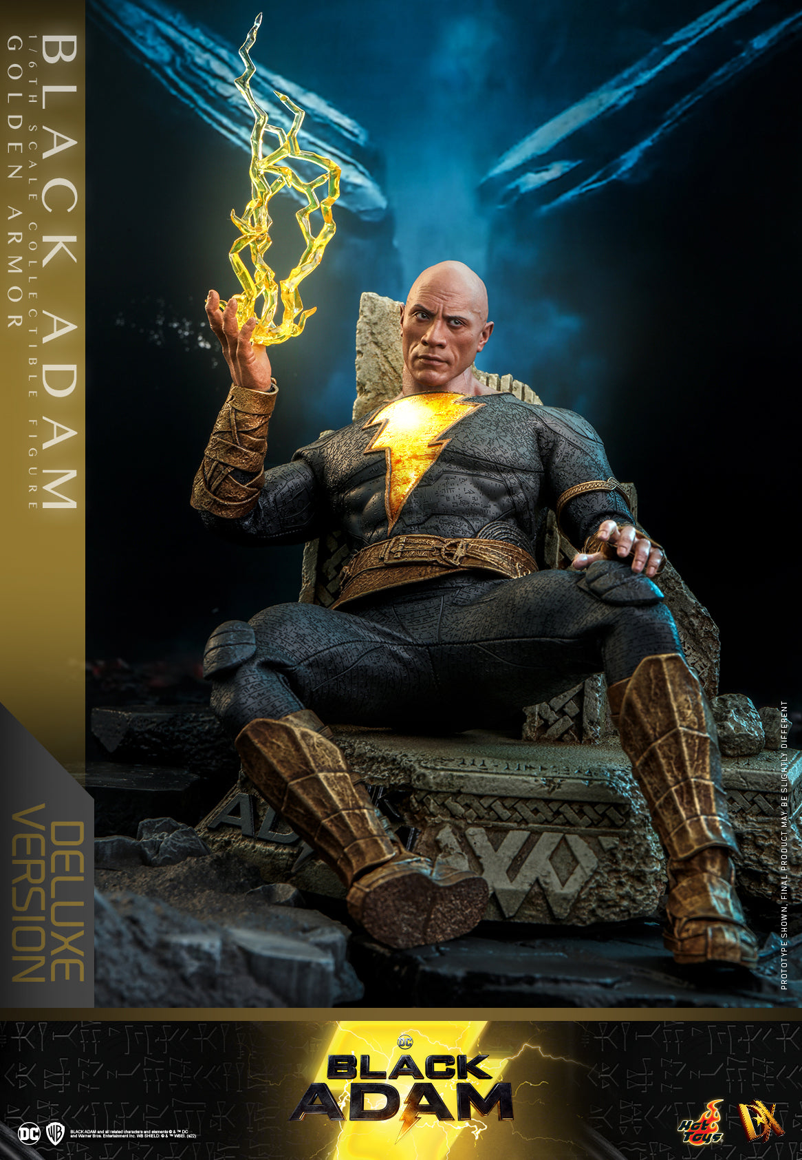 (PO) Deluxe Series DX29 - Black Adam - Black Adam (Golden Armor) (Deluxe Version)