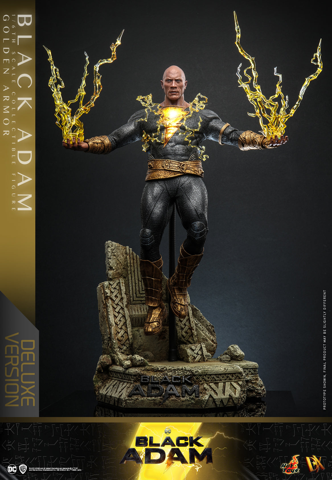 (PO) Deluxe Series DX29 - Black Adam - Black Adam (Golden Armor) (Deluxe Version)