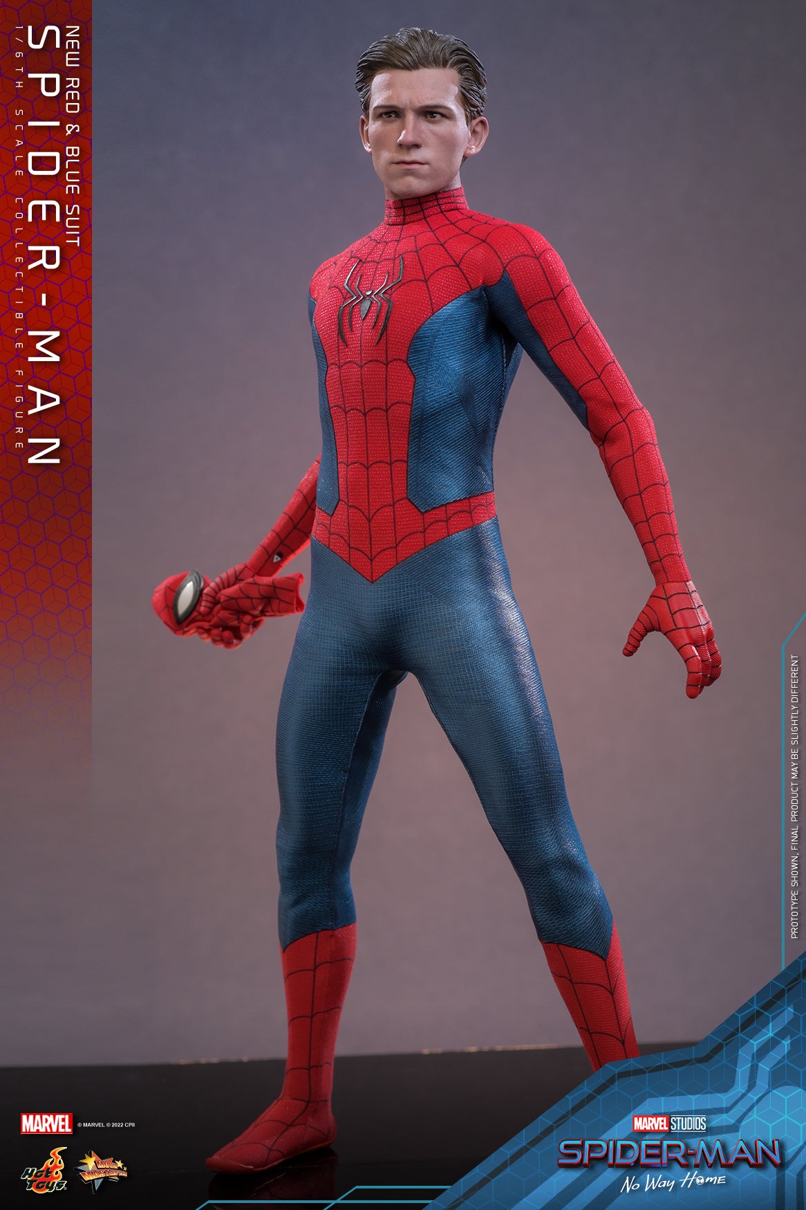 (PO) Movie Masterpiece Series MMS679 - Spider-Man: No Way Home - Spider-Man (New Red & Blue Suit)