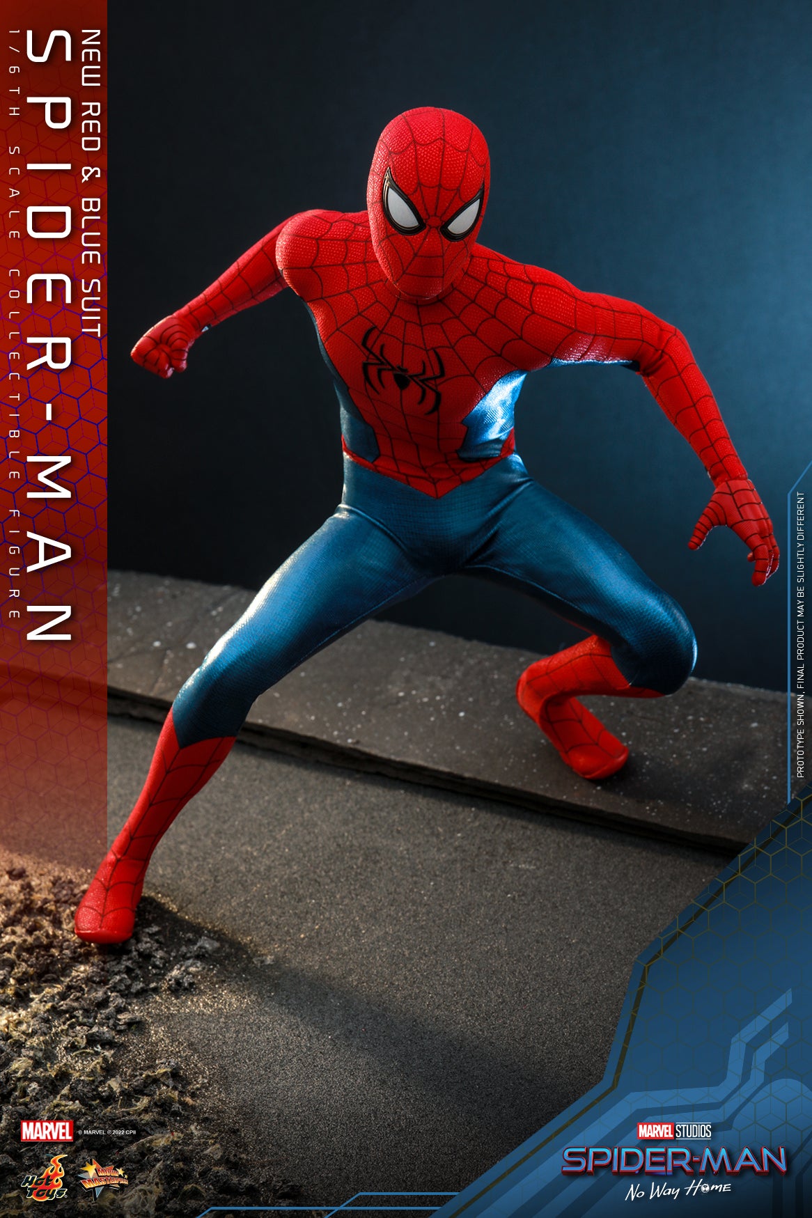(PO) Movie Masterpiece Series MMS679 - Spider-Man: No Way Home - Spider-Man (New Red & Blue Suit)