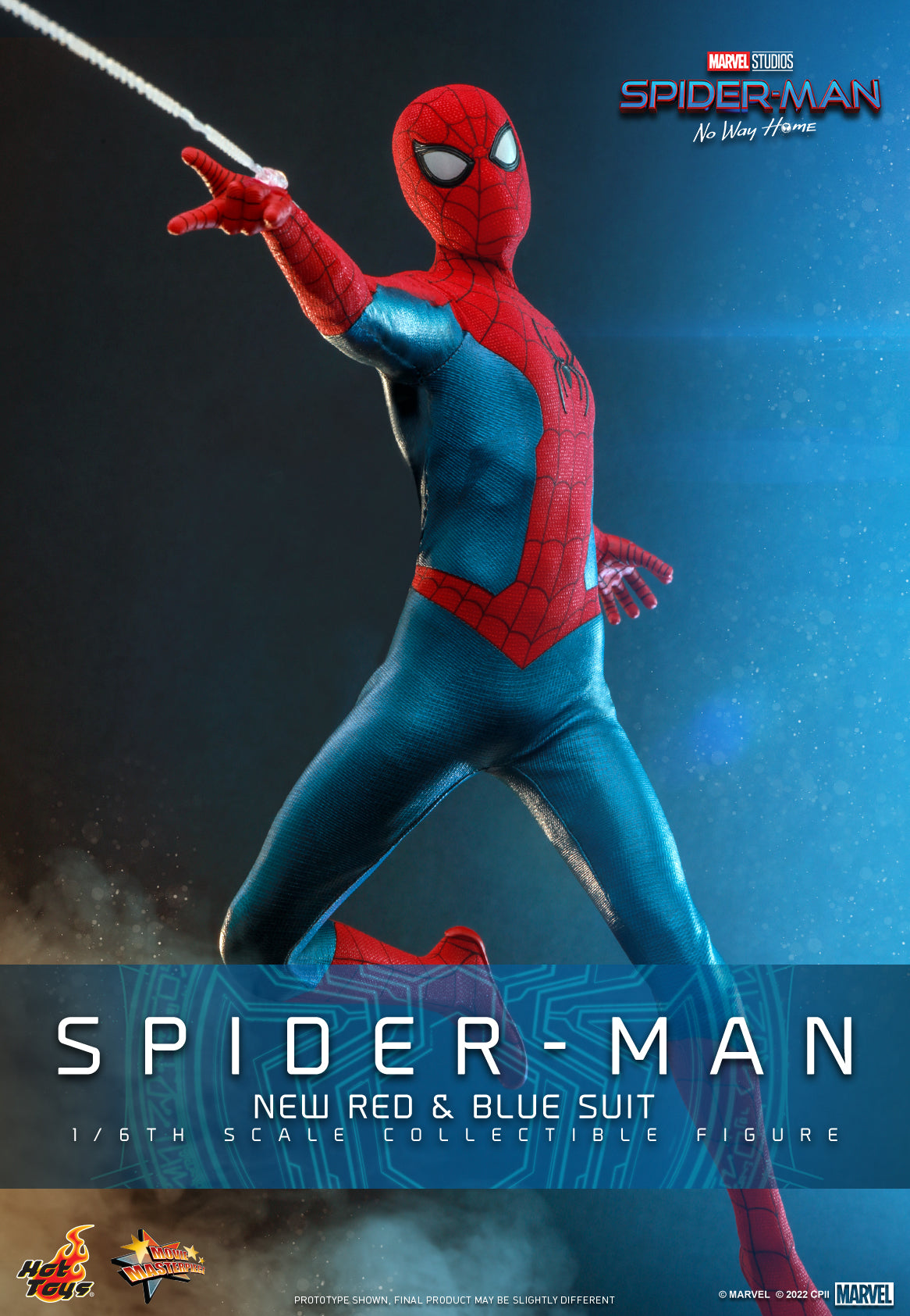 (PO) Movie Masterpiece Series MMS679 - Spider-Man: No Way Home - Spider-Man (New Red & Blue Suit)