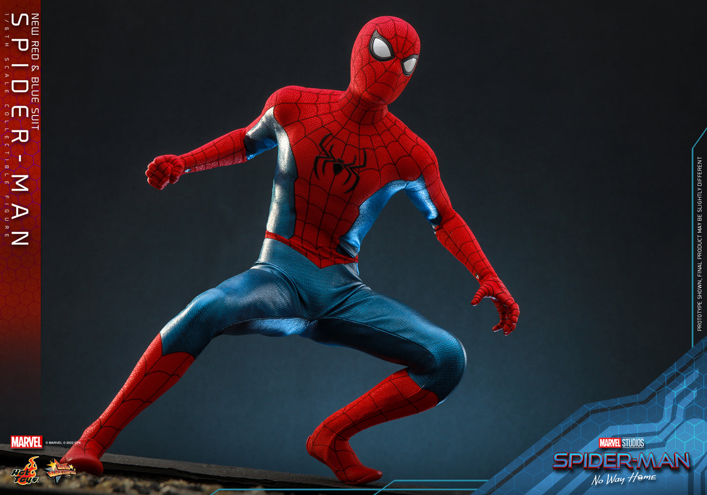 (PO) Movie Masterpiece Series MMS679 - Spider-Man: No Way Home - Spider-Man (New Red & Blue Suit)