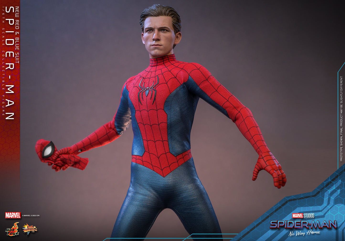 (PO) Movie Masterpiece Series MMS679 - Spider-Man: No Way Home - Spider-Man (New Red & Blue Suit)
