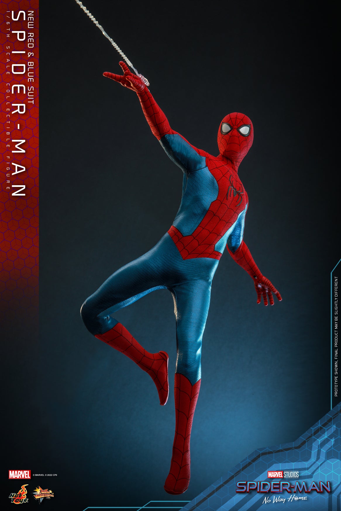 (PO) Movie Masterpiece Series MMS679 - Spider-Man: No Way Home - Spider-Man (New Red & Blue Suit)