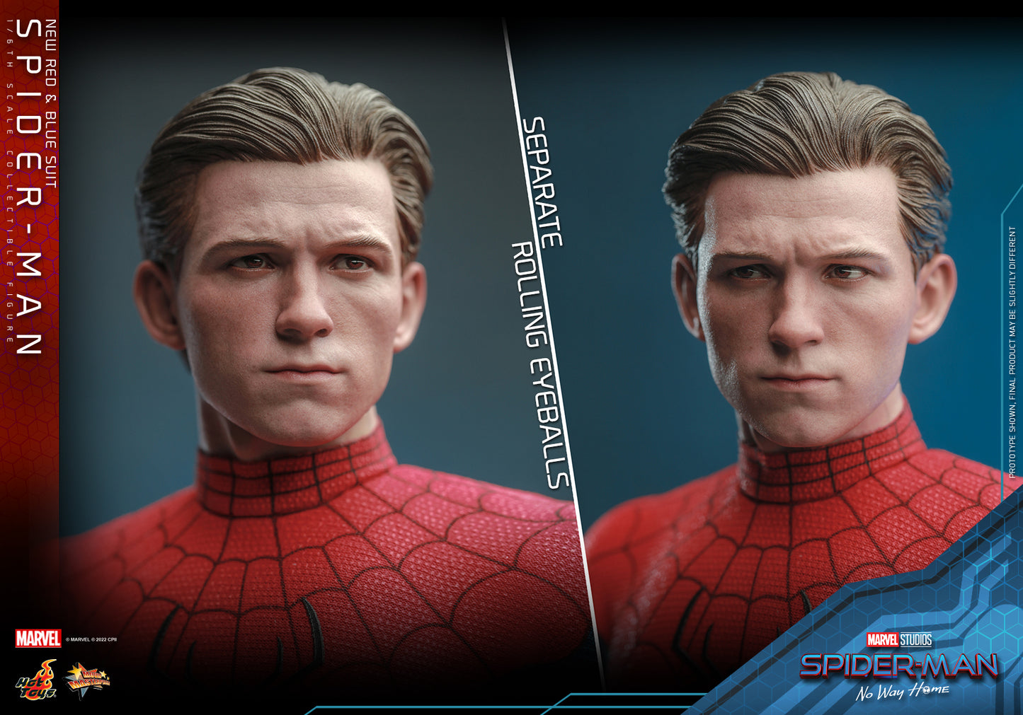 (PO) Movie Masterpiece Series MMS679 - Spider-Man: No Way Home - Spider-Man (New Red & Blue Suit)