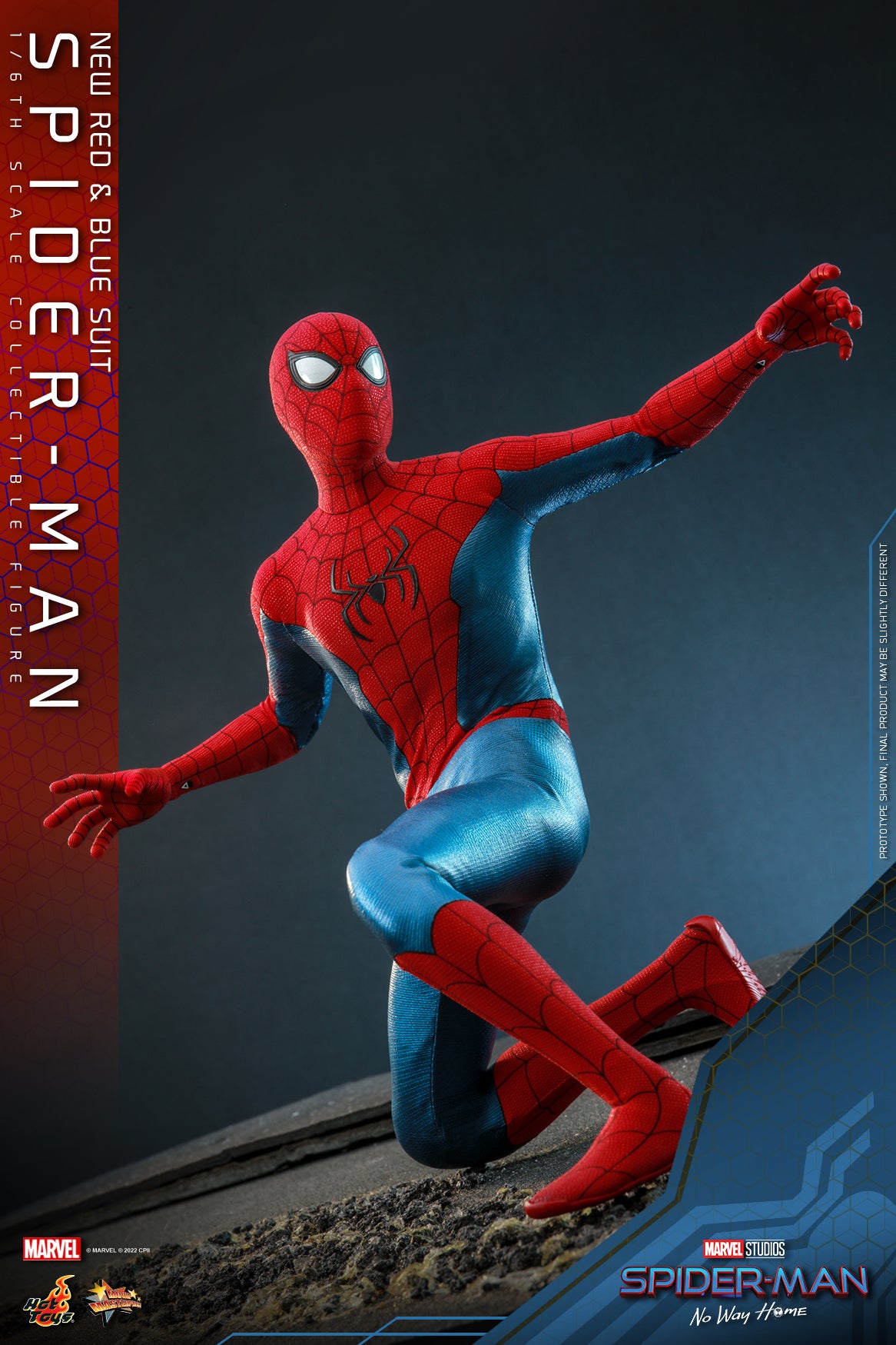(PO) Movie Masterpiece Series MMS679 - Spider-Man: No Way Home - Spider-Man (New Red & Blue Suit)
