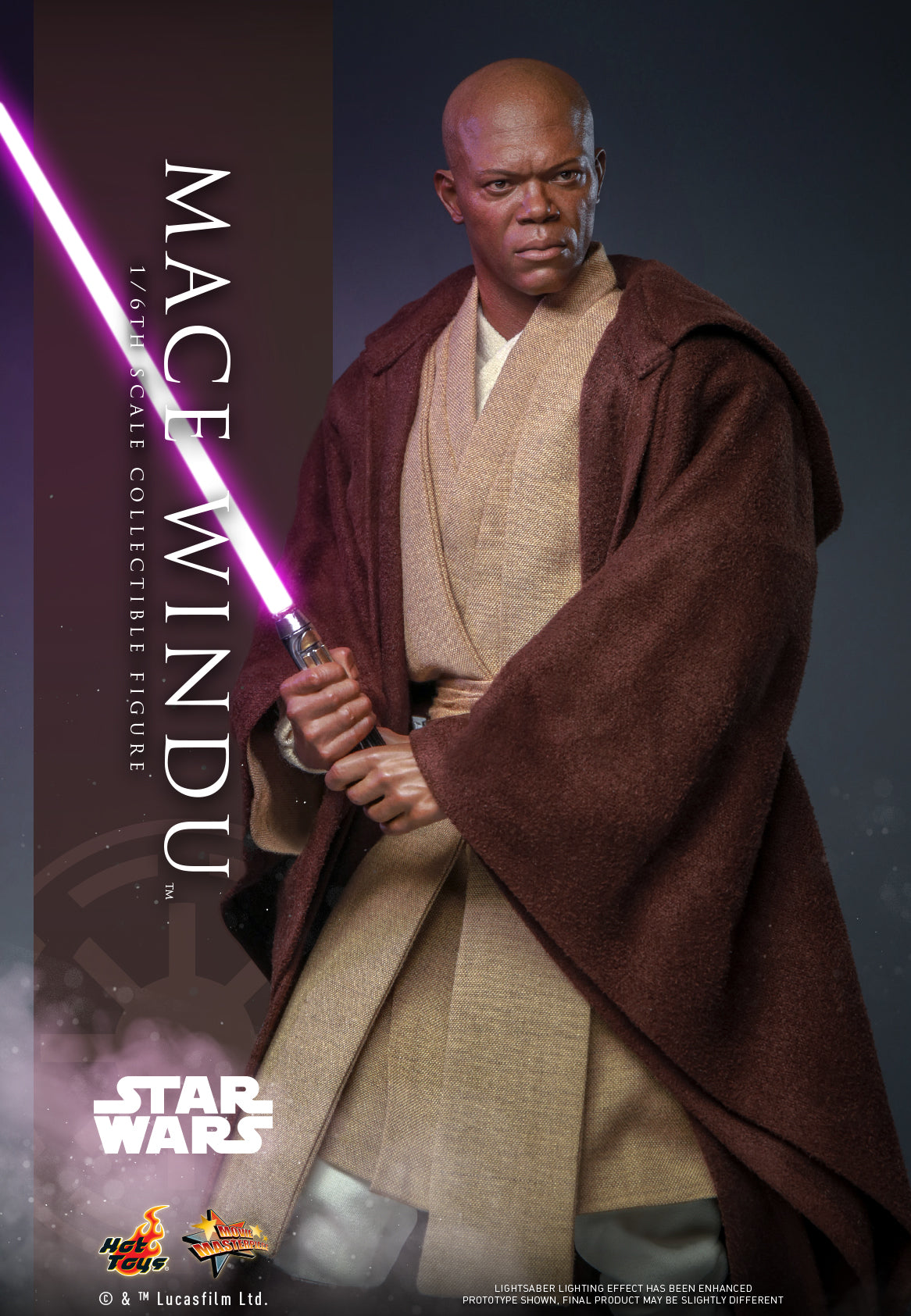 (PO) Movie Masterpiece Series MMS681 - Star Wars: Episode II Attack of the Clones - Mace Windu