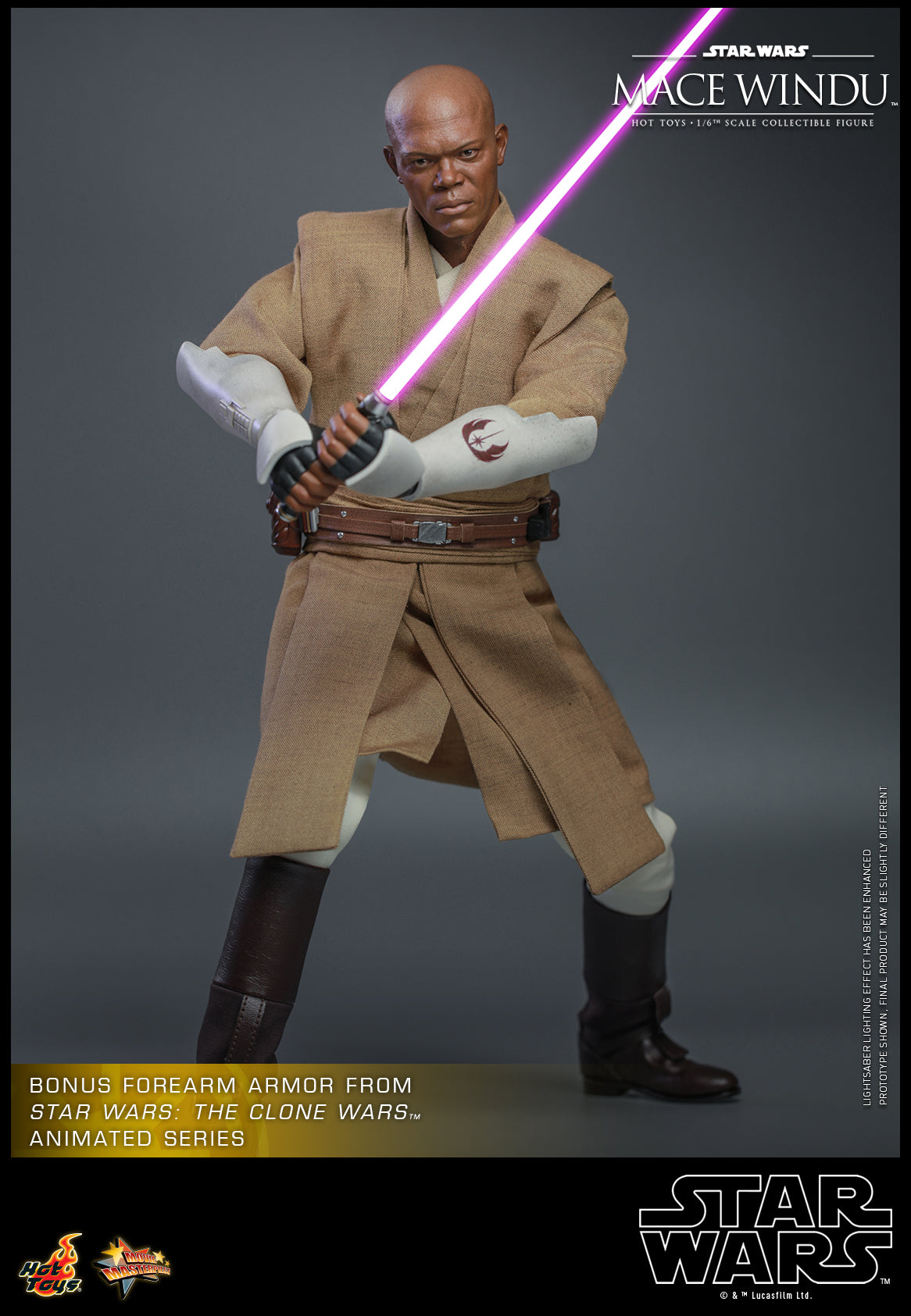 (PO) Movie Masterpiece Series MMS681 - Star Wars: Episode II Attack of the Clones - Mace Windu