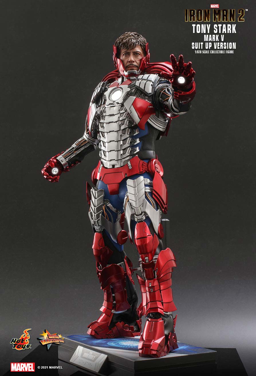 (PO) Television Masterpiece Series MMS599 - Iron Man 2 - Tony Stark (Mark V Suit Up Version)