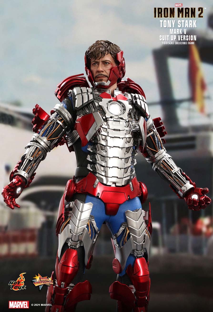 (PO) Television Masterpiece Series MMS599 - Iron Man 2 - Tony Stark (Mark V Suit Up Version)