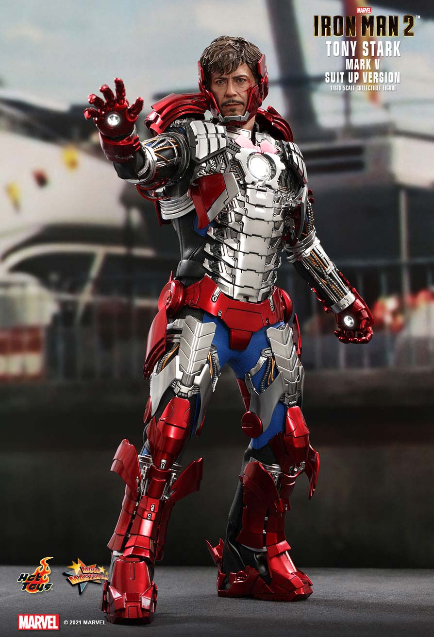 (PO) Television Masterpiece Series MMS599 - Iron Man 2 - Tony Stark (Mark V Suit Up Version)