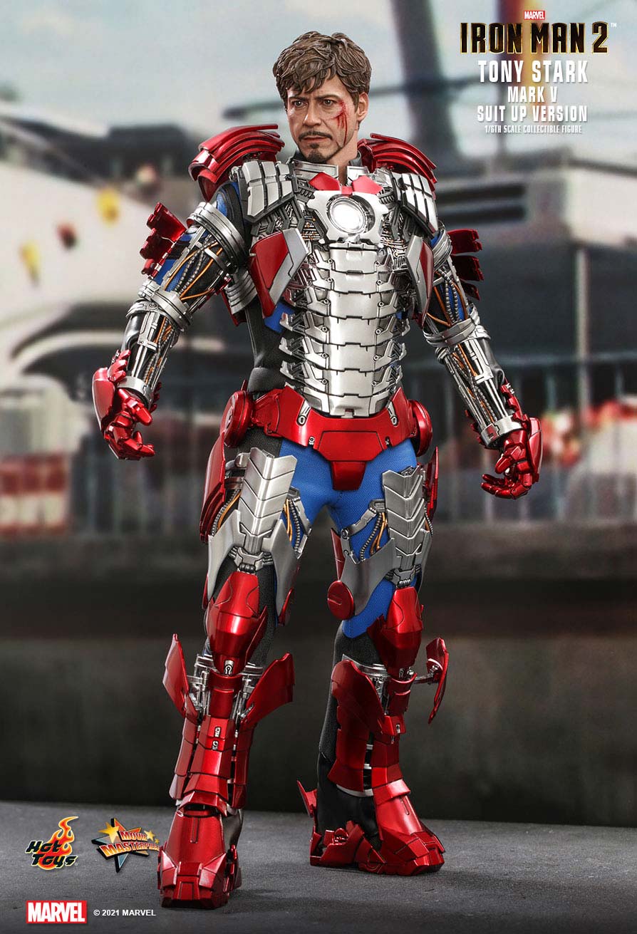 (PO) Television Masterpiece Series MMS599 - Iron Man 2 - Tony Stark (Mark V Suit Up Version)