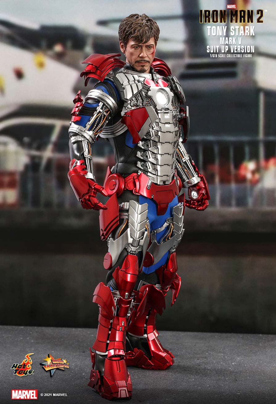 (PO) Television Masterpiece Series MMS599 - Iron Man 2 - Tony Stark (Mark V Suit Up Version)