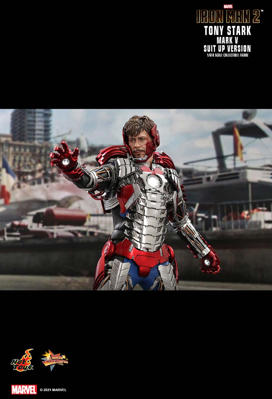 (PO) Television Masterpiece Series MMS599 - Iron Man 2 - Tony Stark (Mark V Suit Up Version)