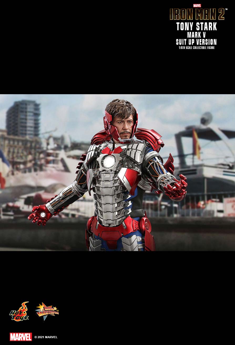 (PO) Television Masterpiece Series MMS599 - Iron Man 2 - Tony Stark (Mark V Suit Up Version)