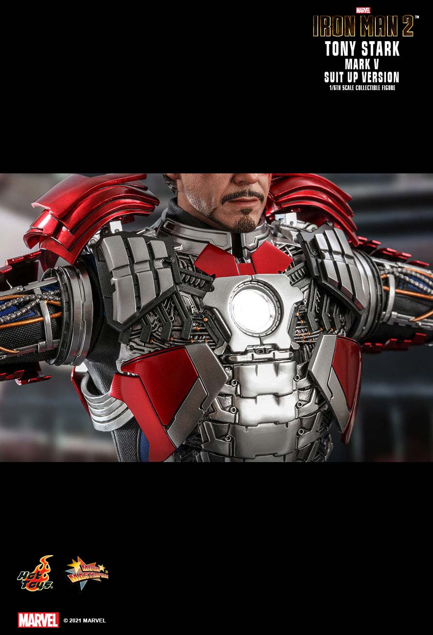(PO) Television Masterpiece Series MMS599 - Iron Man 2 - Tony Stark (Mark V Suit Up Version)