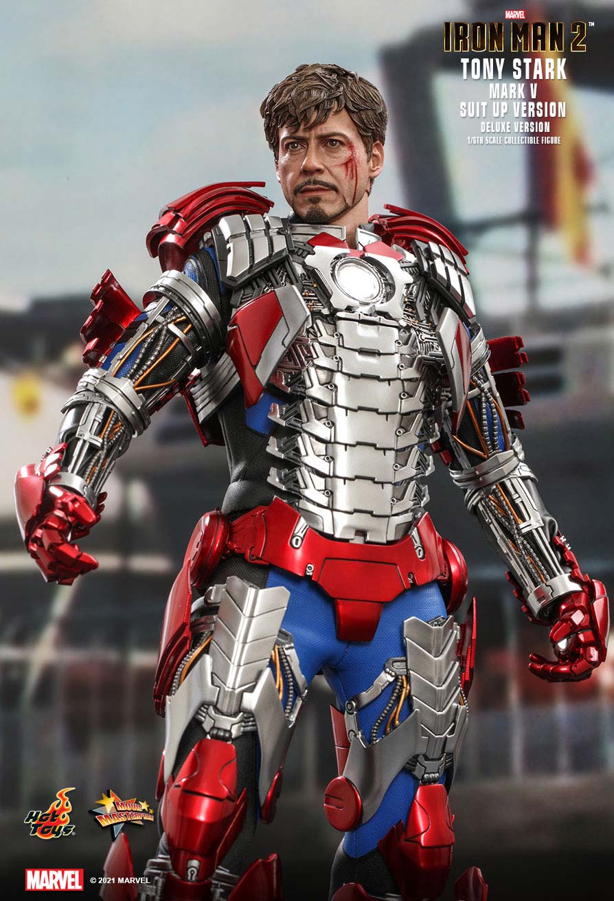 (PO) Television Masterpiece Series MMS600 - Iron Man 2 - Tony Stark (Mark V Suit Up Version) (Deluxe Version)