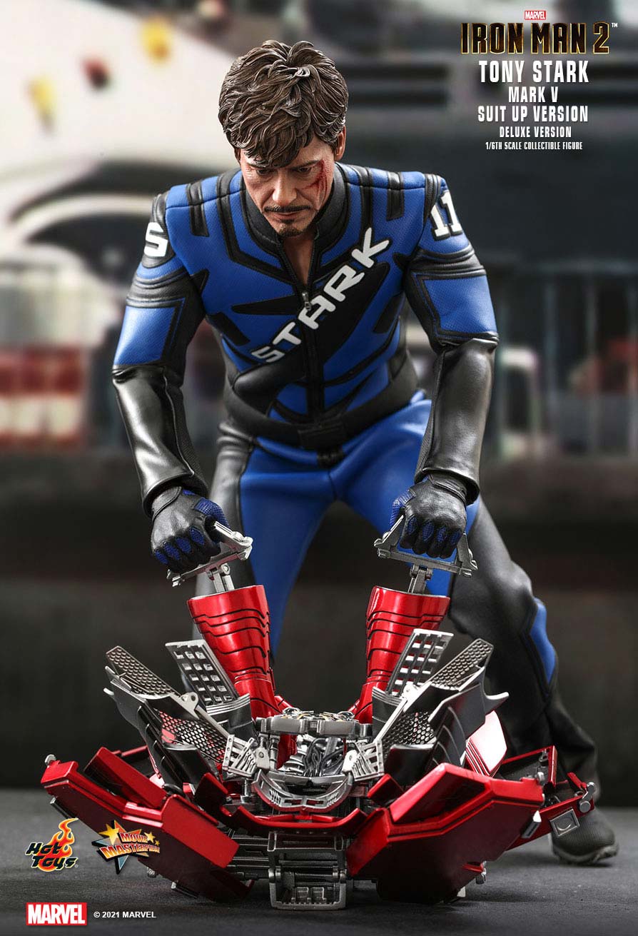 (PO) Television Masterpiece Series MMS600 - Iron Man 2 - Tony Stark (Mark V Suit Up Version) (Deluxe Version)