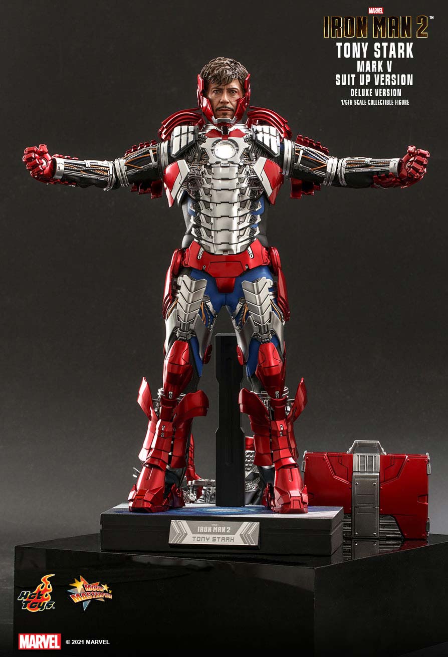 (PO) Television Masterpiece Series MMS600 - Iron Man 2 - Tony Stark (Mark V Suit Up Version) (Deluxe Version)