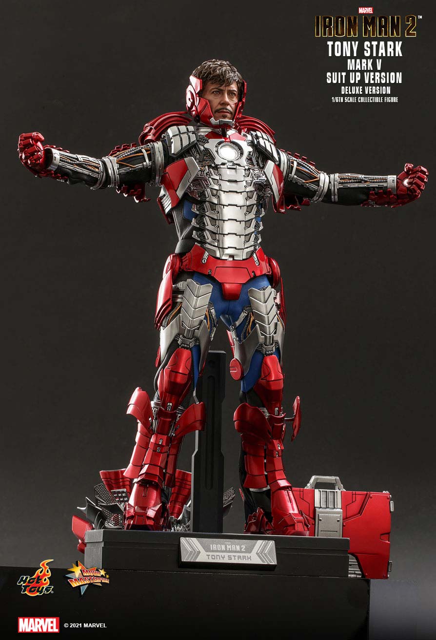 (PO) Television Masterpiece Series MMS600 - Iron Man 2 - Tony Stark (Mark V Suit Up Version) (Deluxe Version)