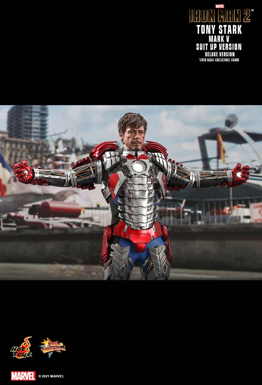 (PO) Television Masterpiece Series MMS600 - Iron Man 2 - Tony Stark (Mark V Suit Up Version) (Deluxe Version)