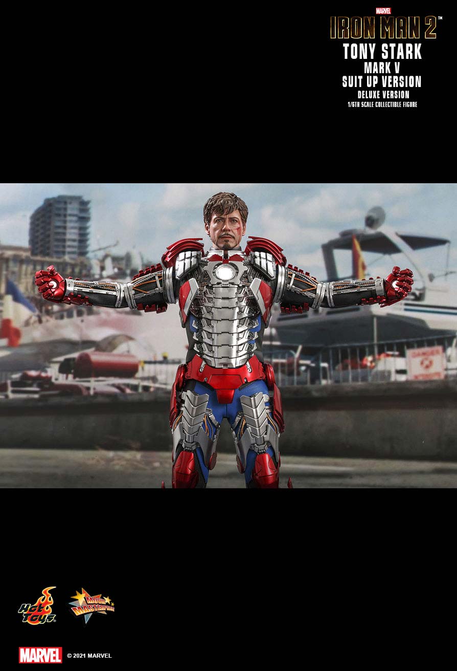 (PO) Television Masterpiece Series MMS600 - Iron Man 2 - Tony Stark (Mark V Suit Up Version) (Deluxe Version)