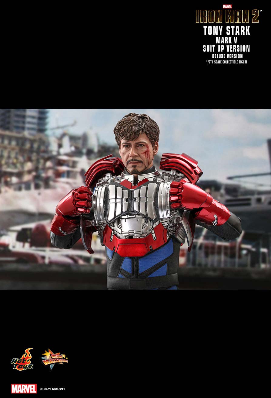(PO) Television Masterpiece Series MMS600 - Iron Man 2 - Tony Stark (Mark V Suit Up Version) (Deluxe Version)