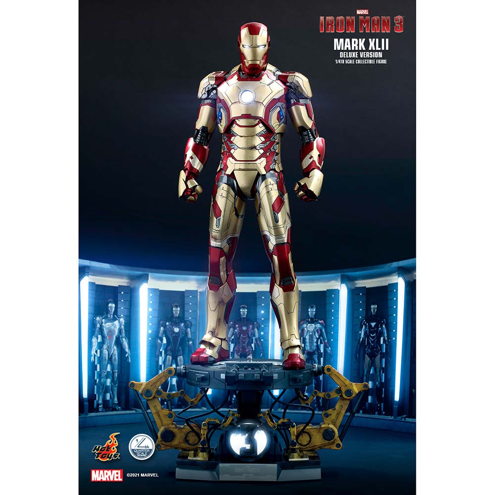 (PO) Quarter Scale QS008 - Iron Man 3 - Mark XLII (Deluxe Version) (Reissue)