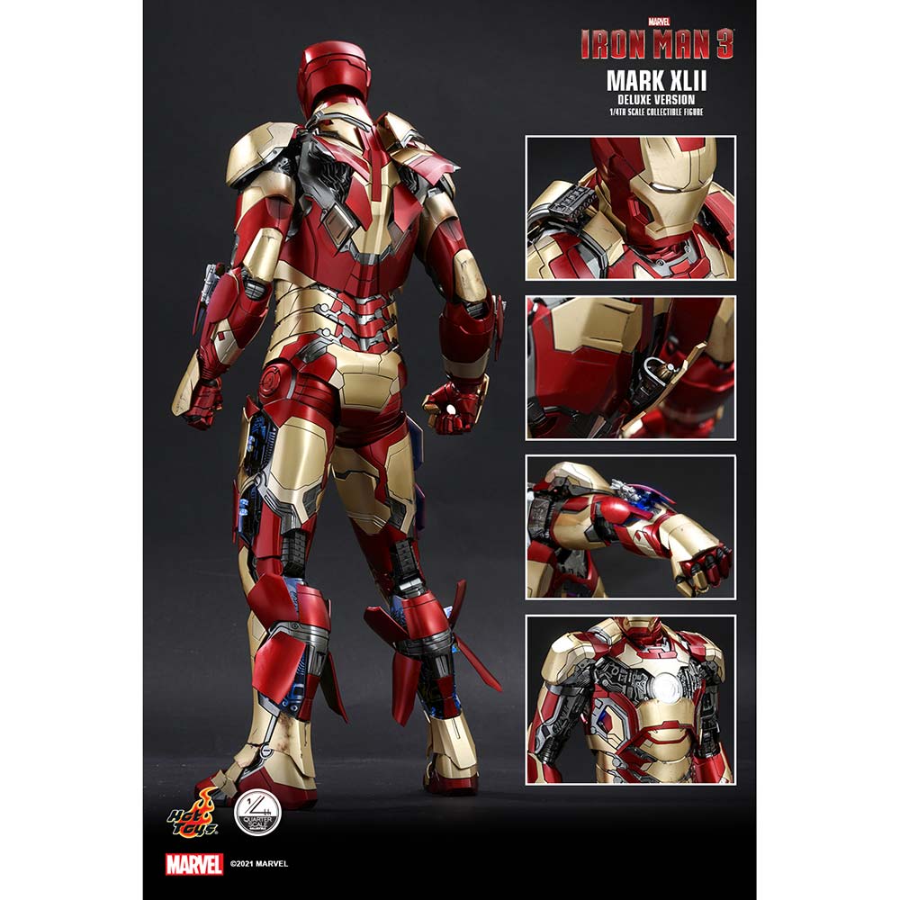 (PO) Quarter Scale QS008 - Iron Man 3 - Mark XLII (Deluxe Version) (Reissue)