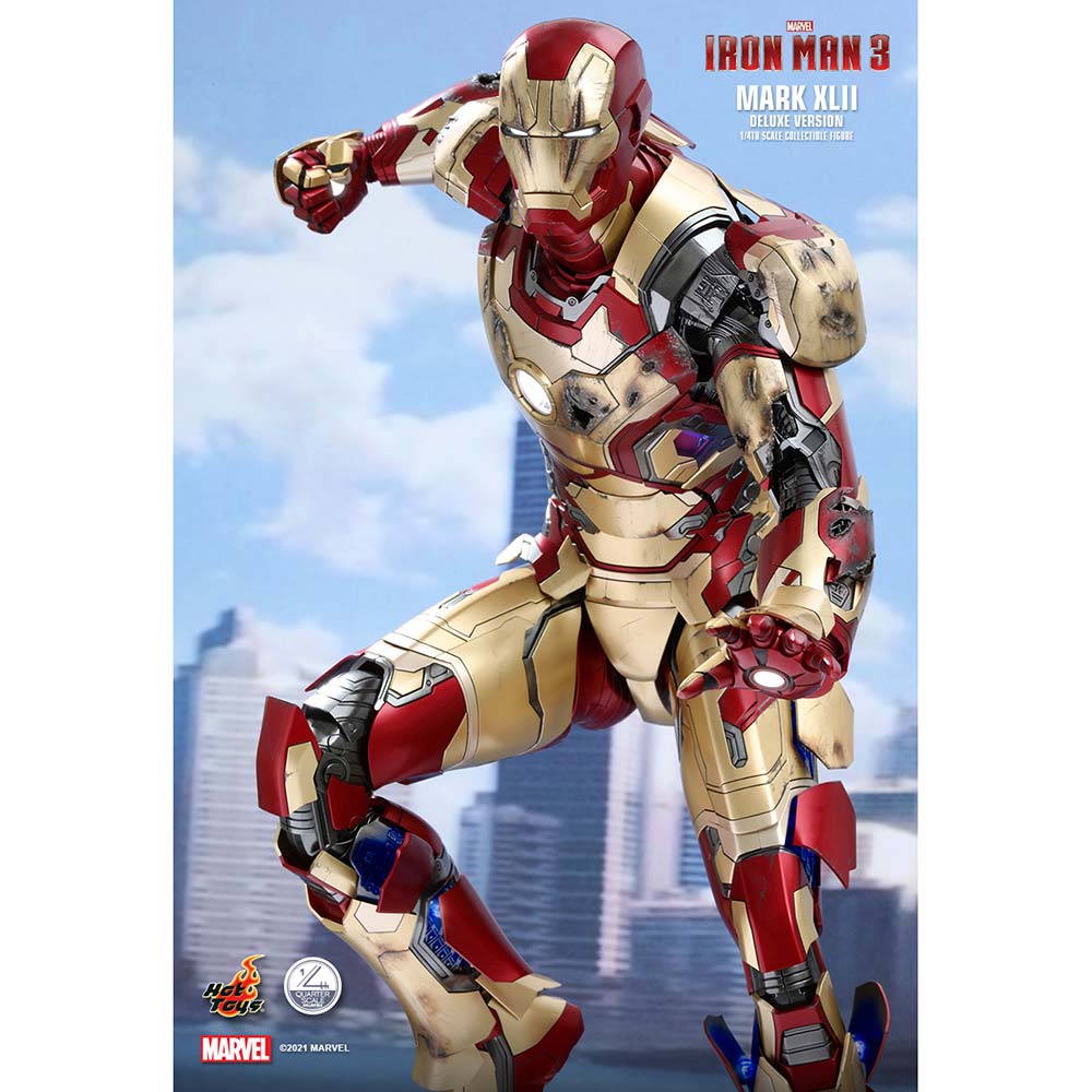 (PO) Quarter Scale QS008 - Iron Man 3 - Mark XLII (Deluxe Version) (Reissue)