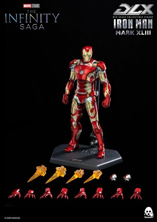 (PO) DLX Scale Collectible Figure - Avengers: Infinity Saga - Iron Man Mark XLIII (Re-issue)