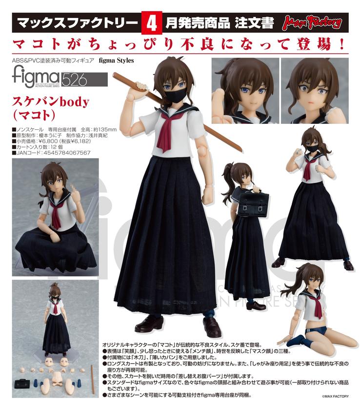 (PO) figma Styles figma 526 Sukeban Body (Makoto)