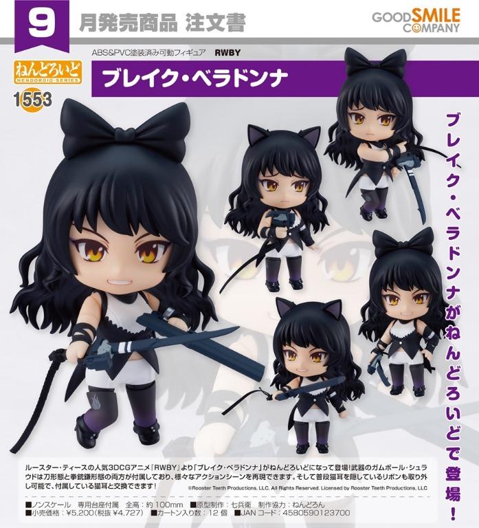 (PO) Nendoroid 1553 RWBY - Blake Belladonna