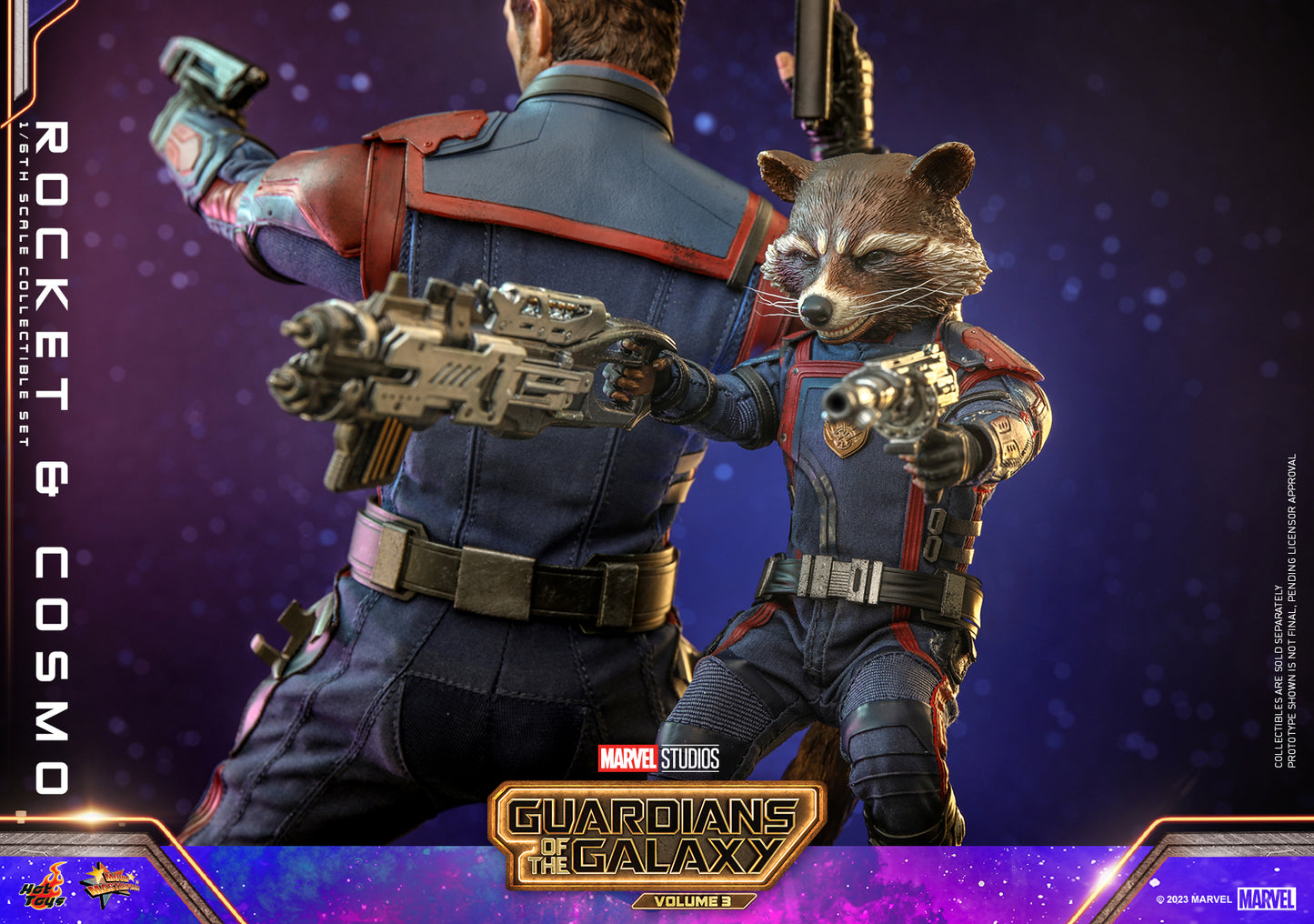 (PO) Movie Masterpiece Series MMS708 - Guardians of the Galaxy Vol. 3 - Rocket & Cosmo