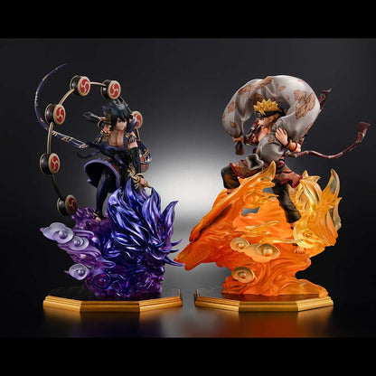 (PO) Precious G.E.M. Series Naruto Shippuden: Naruto Uzumaki Fujin & Sasuke Uchiha Raijin Set