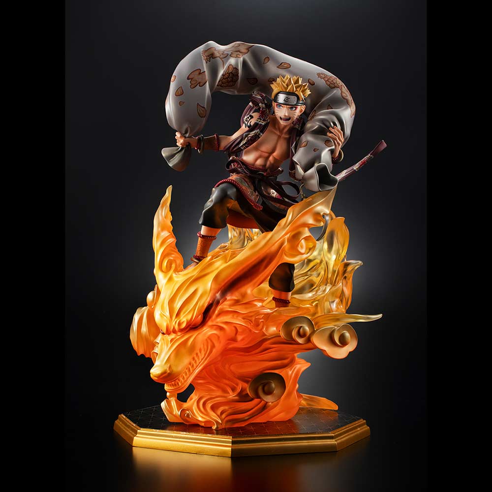 (PO) Precious G.E.M. Series Naruto Shippuden: Naruto Uzumaki Fujin & Sasuke Uchiha Raijin Set