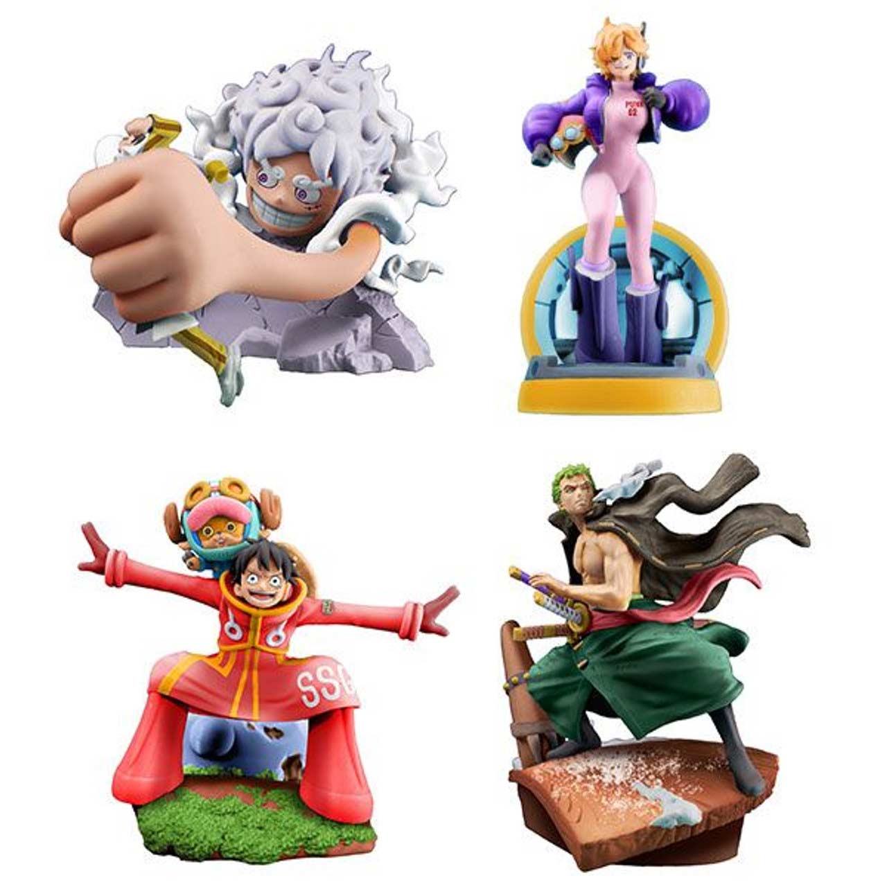 (PO) Petitrama Series One Piece Logbox Re Birth Egghead Set [BOX]